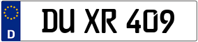 Truck License Plate
